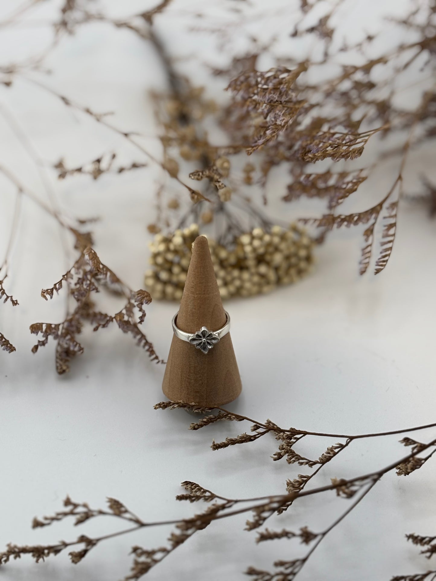 Handcrafted Sterling Silver vintage style ring. Boho Jewelry, diamond shaped ring, antiqued look inspired jewellery.